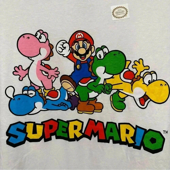 HYBRID‎ Super Mario Shirt Short Sleeve Graphic Tee - Picture 2 of 5